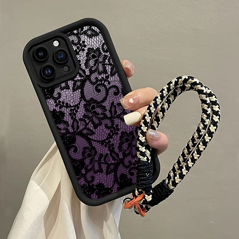 Samsung Galaxy Strap - Custodia per telefono nera viola in