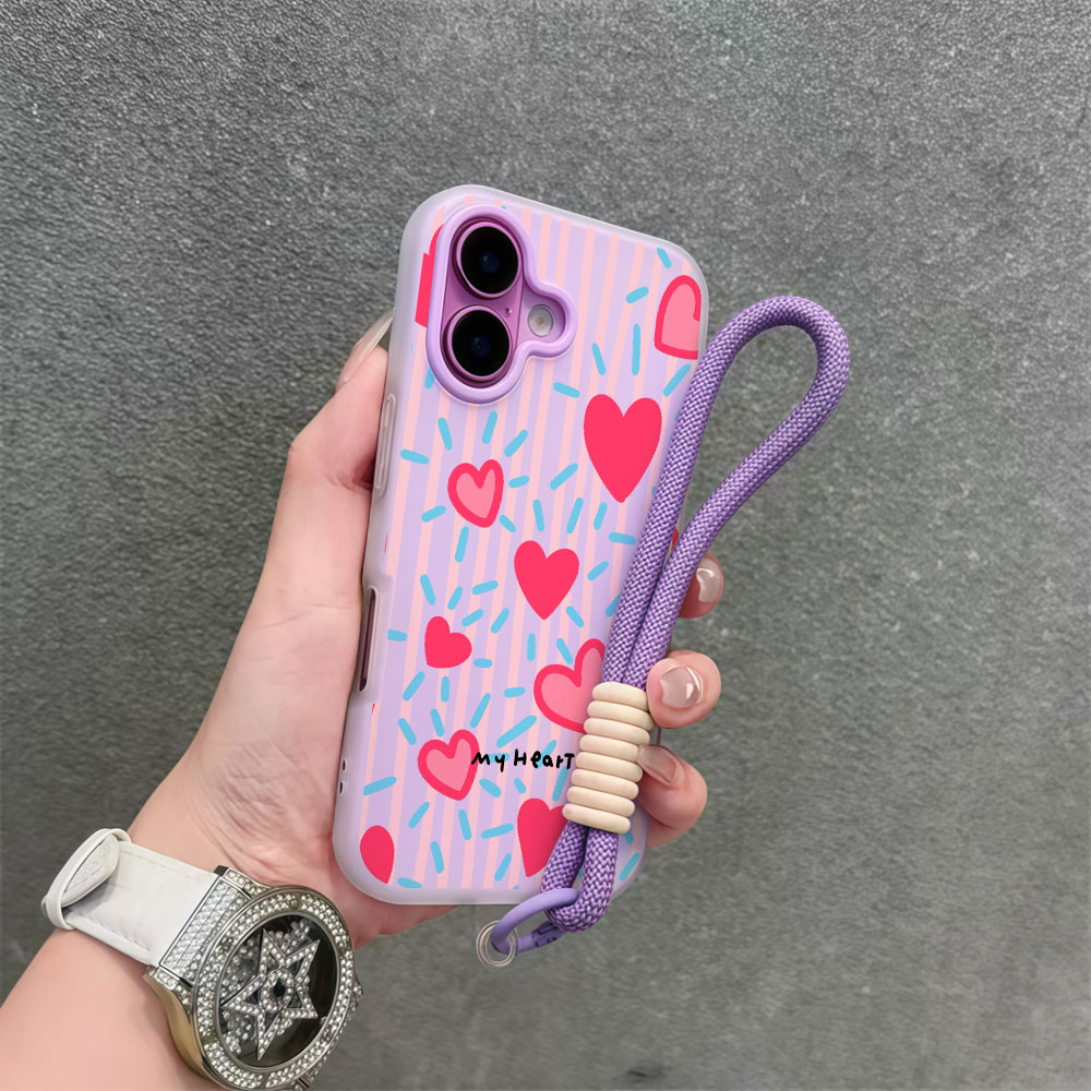 Samsung Galaxy Strap - Cover per telefono a strisce rosse