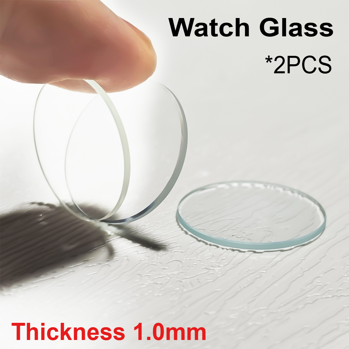 Watch Crystal Replacement - 2 Pezzi di Vetro Minerale Trasparente