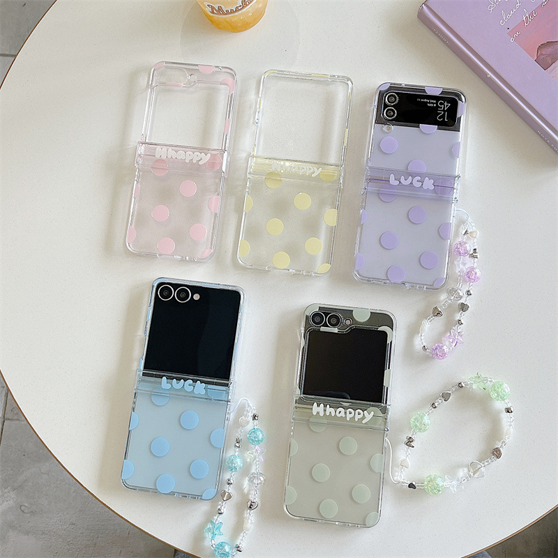 Samsung Galaxy Strap - Custodia per telefono coreana con pois