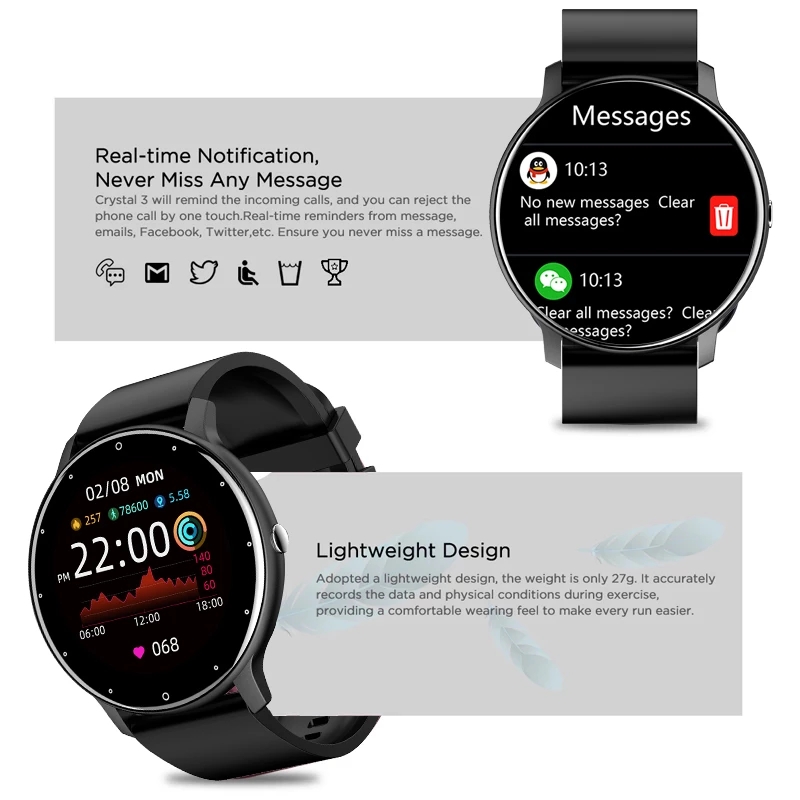 LIGE 2026 Smart Watch donna uo - Watch Iwo recensione e prezzo