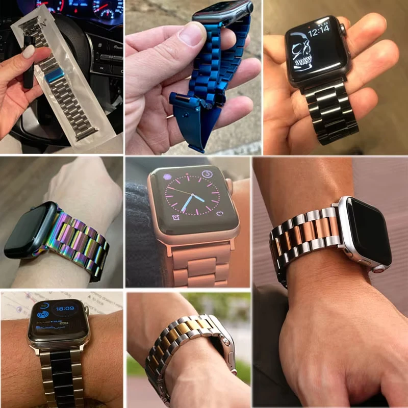 Cinturino classico in acciaio  - Smartwatch Apple Watches For Men recensione e prezzo
