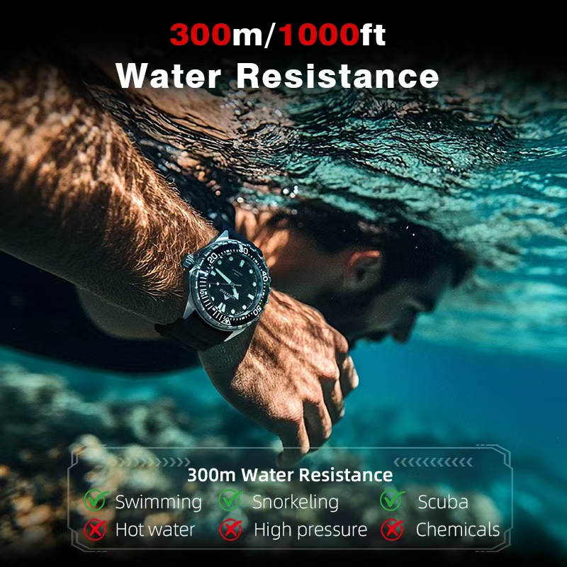 Orologio subacqueo in acciaio  - Smartwatch Ring Watches recensione e prezzo