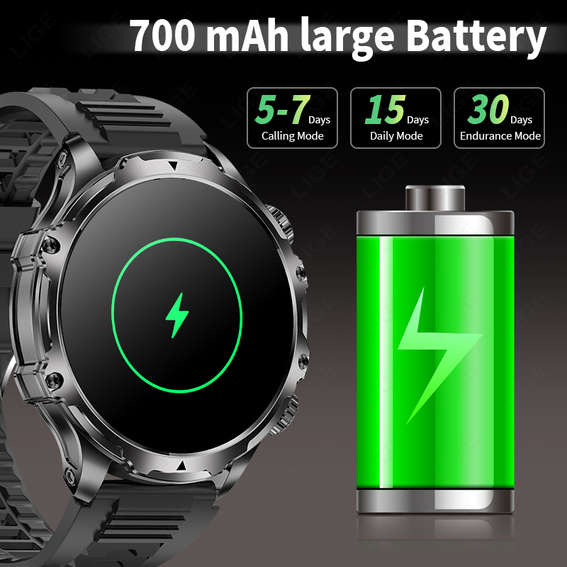 LIGE 700mah Batteria Grande To - Smartwatch Latest Watches For Men recensione e prezzo