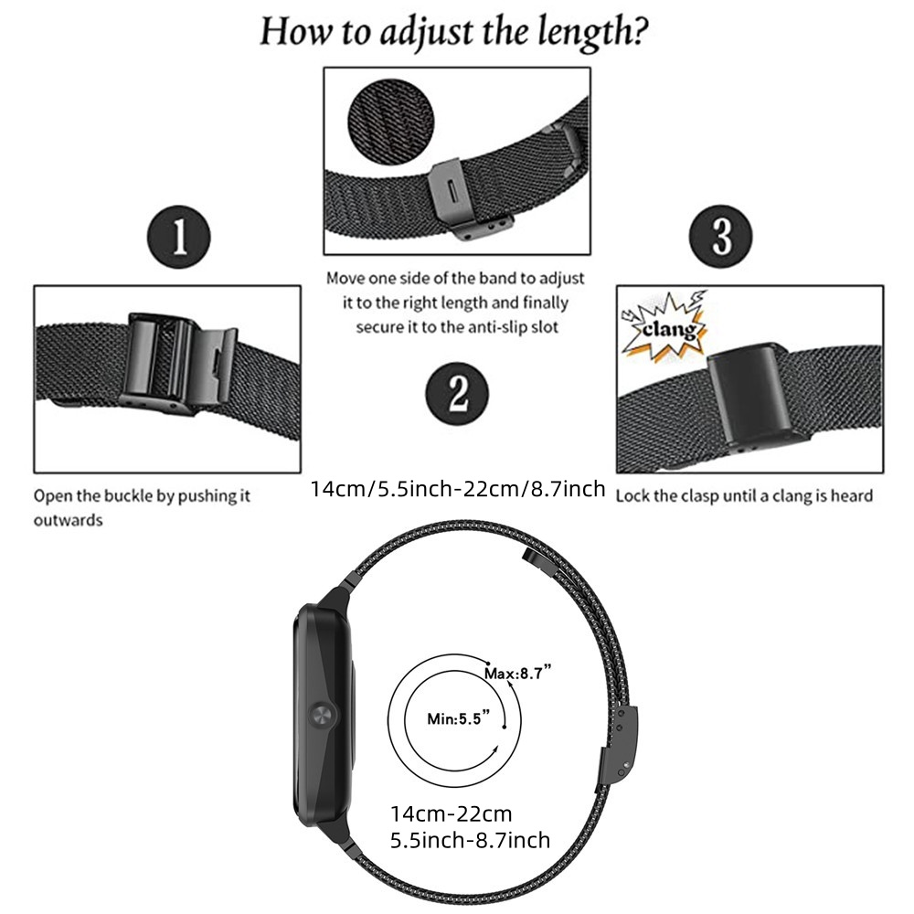 Cinturini in metallo per cintu - Mesh Stainless Strap recensione e prezzo