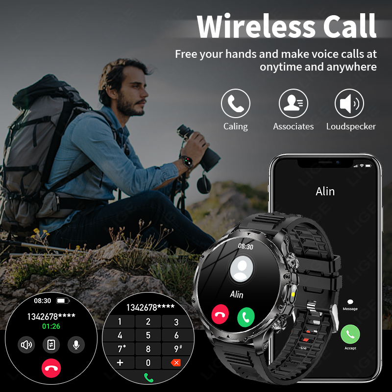 LIGE Smartwatch Militare Da Uo - Timex Watches Smartwatch recensione e prezzo