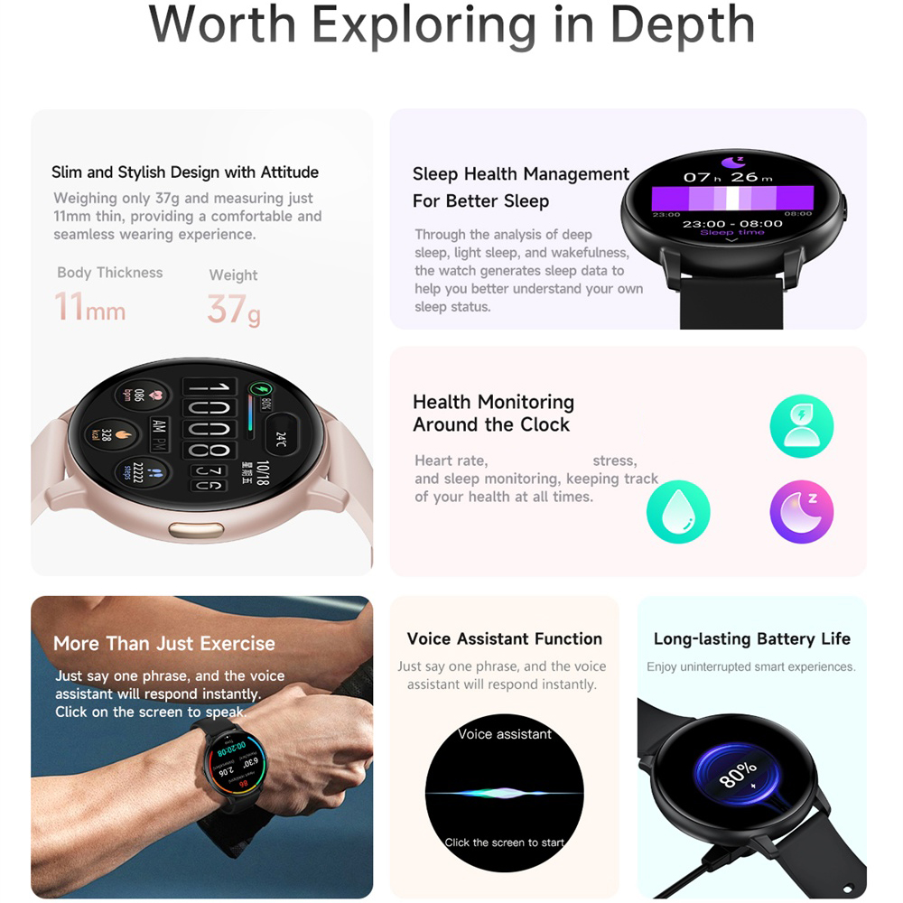 Smartwatch BT con Chiamate per - Smartwatch Ladies Watches For Women recensione e prezzo