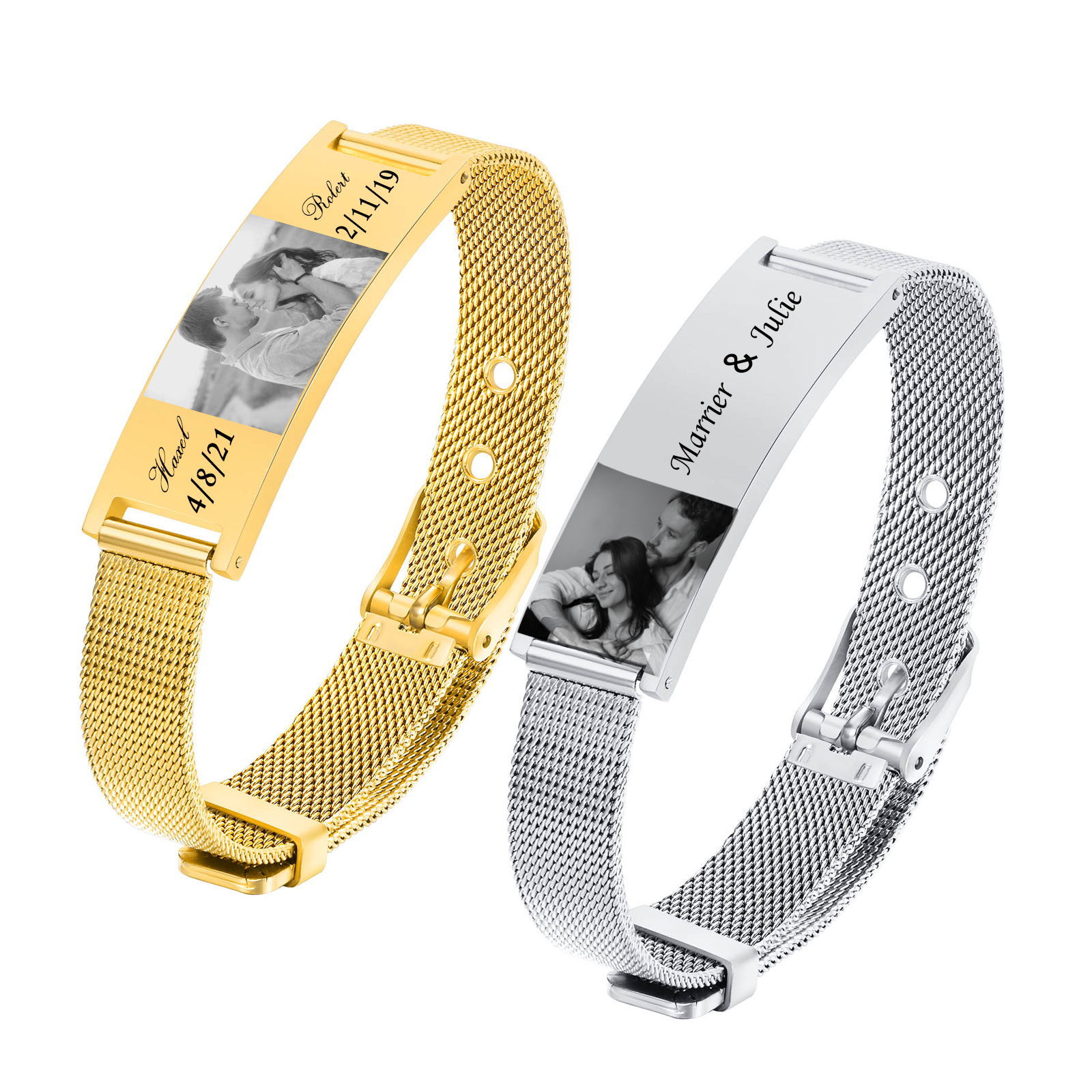 Bracciale ID personalizzato pe - Mesh Stainless Strap recensione e prezzo