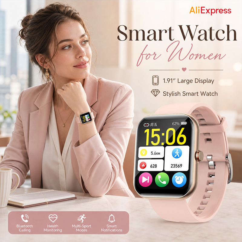 Smartwatch da donna con chiama - Smartwatch Ladies Watches For Women recensione e prezzo
