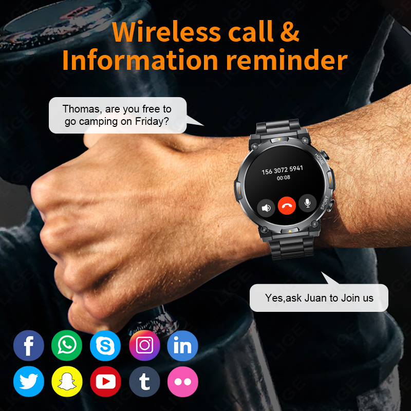 LIGE Smartwatch Sportivo da Uo - Smartwatch Latest Watches For Men recensione e prezzo