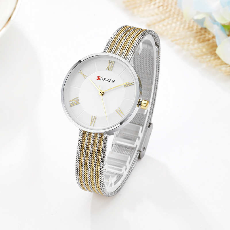 CURREN 9020 Orologio al Quarzo - Mesh Stainless Strap recensione e prezzo
