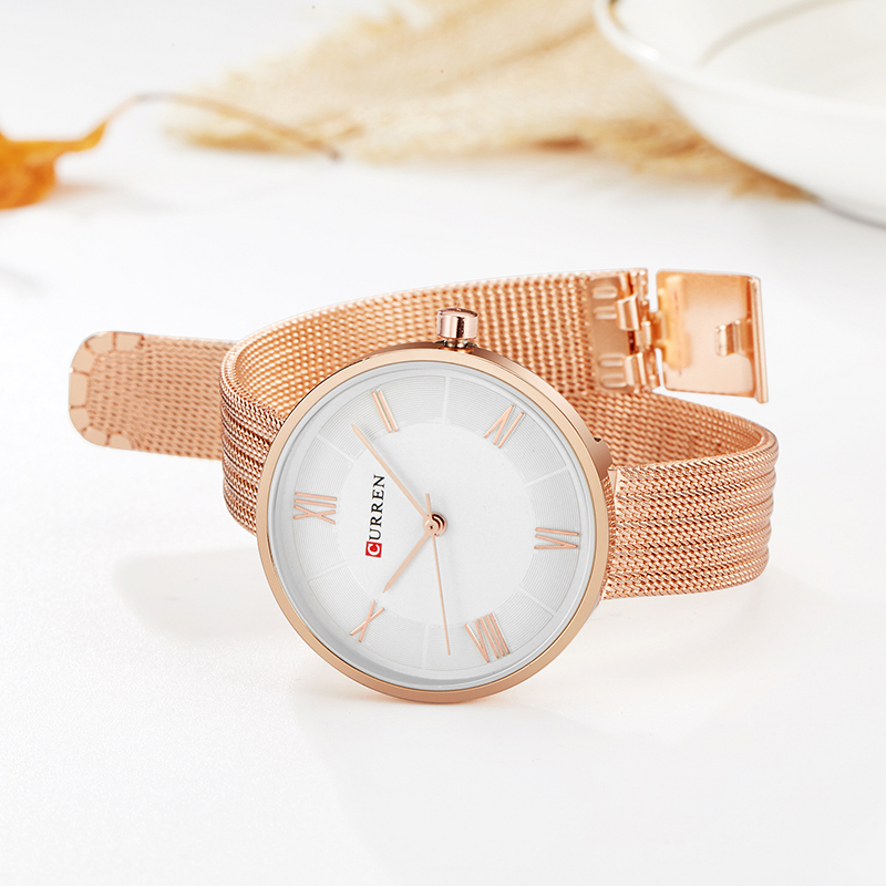CURREN 9020 Orologio al Quarzo - Mesh Stainless Strap recensione e prezzo