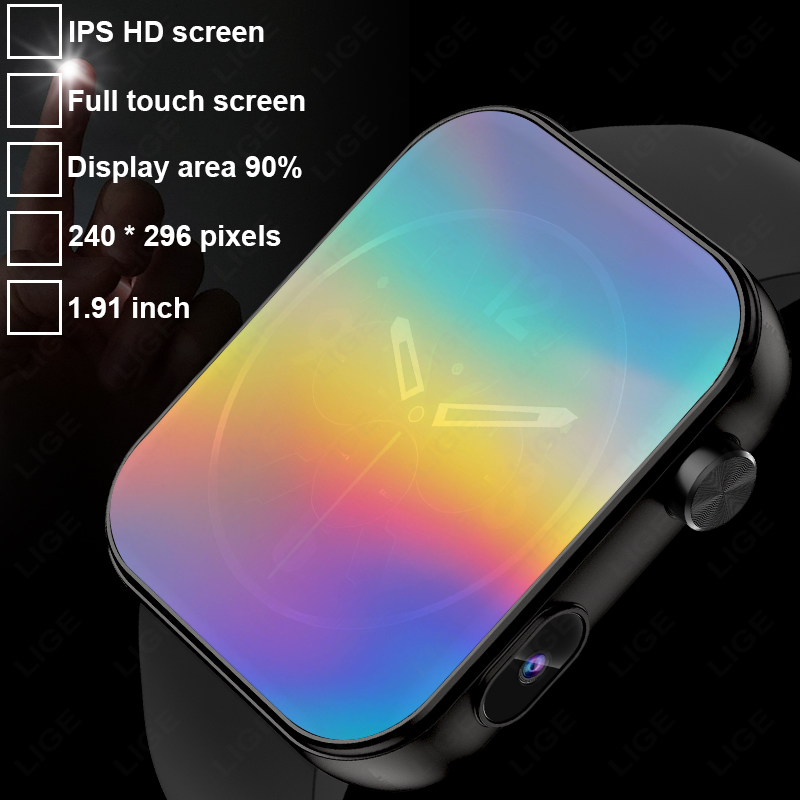 LIGE con fotocamera può scatta - Smartwatch Latest Watches For Men recensione e prezzo