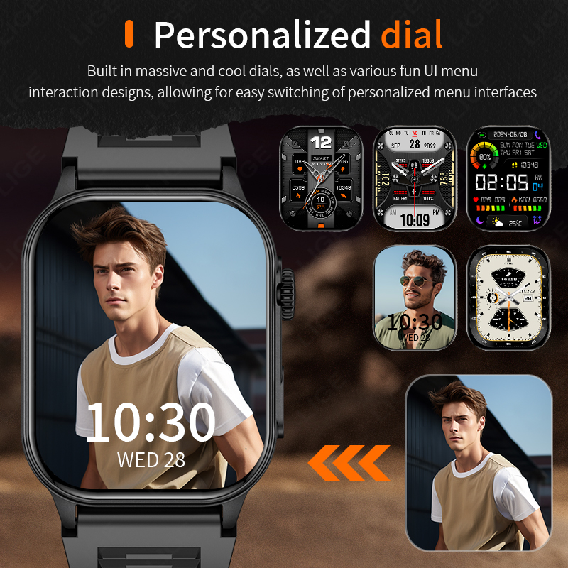 LIGE Smart Watch per uomo 3ATM - Smartwatch Latest Watches For Men recensione e prezzo